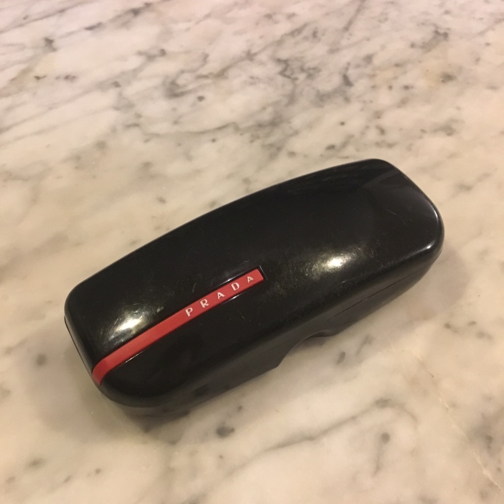 Prada black sunglasses case
